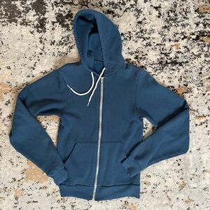 American Apparel Blue Hoodie Jacket